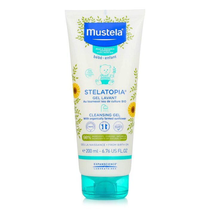 Mustela Stelatopia Reinigungsgel - Für zu Neurodermitis neigende Haut 200ml/6.76oz