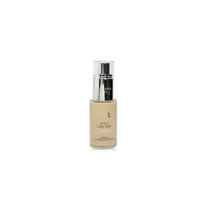 PUR (PurMinerals) 4 in 1 Love Your Selfie Longwear Foundation & Concealer – #LG1 Porcelain (Sehr helle Haut mit goldenen Untertönen) 30 ml/1 oz