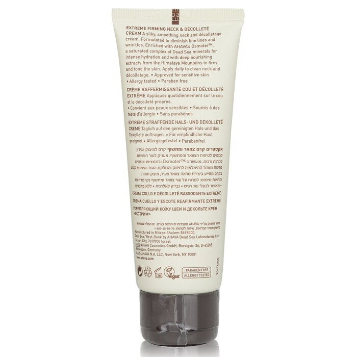 Ahava Time To Revitalize – Extrem straffende Hals- und Dekolletécreme, 75 ml