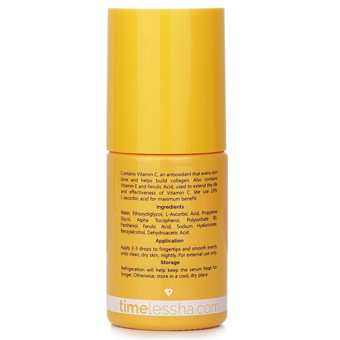 Timeless Skin Care 20 % Vitamin C Serum + Vitamin E + Ferulasäure 30 ml/1 oz
