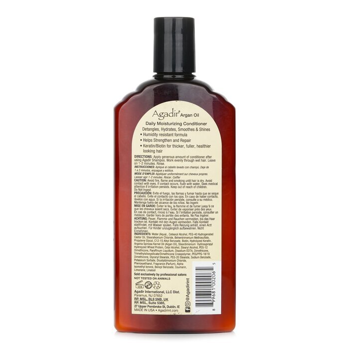 Agadir Arganöl Täglicher Feuchtigkeits-Conditioner (Ideal für alle Haartypen) 366ml/12.4oz