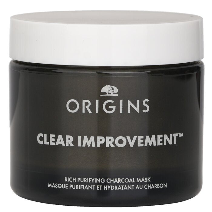 Origins Clear Improvement – Aktivkohle-Honig-Maske zum Reinigen und Pflegen, 75 ml