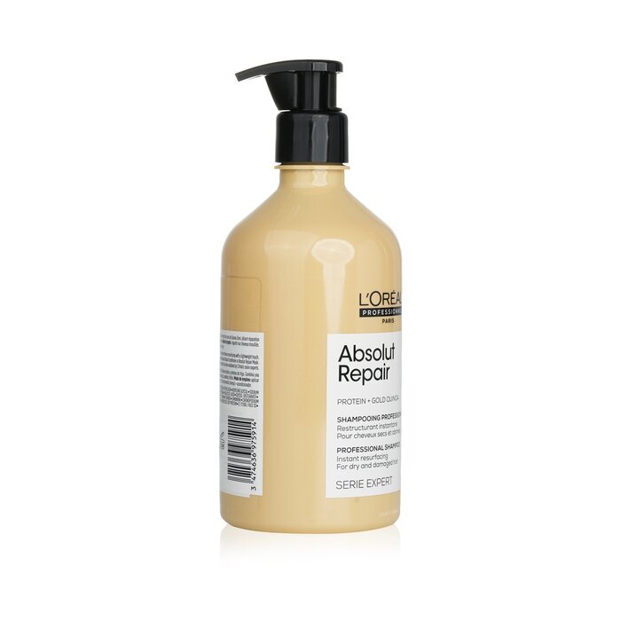 L'Oreal Professionnel Serie Expert – Absolut Repair Gold Quinoa + Protein Instant Resurfacing Shampoo 500 ml/16,9 oz