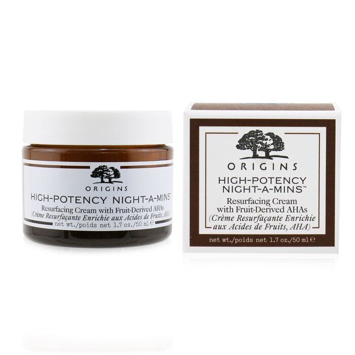 Origins High-Potency Night-A-Mins Resurfacing Cream With Fruit-Derived AHAs 50ml
