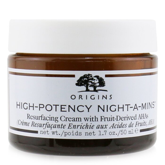 Origins High-Potency Night-A-Mins Resurfacing Cream With Fruit-Derived AHAs 50ml