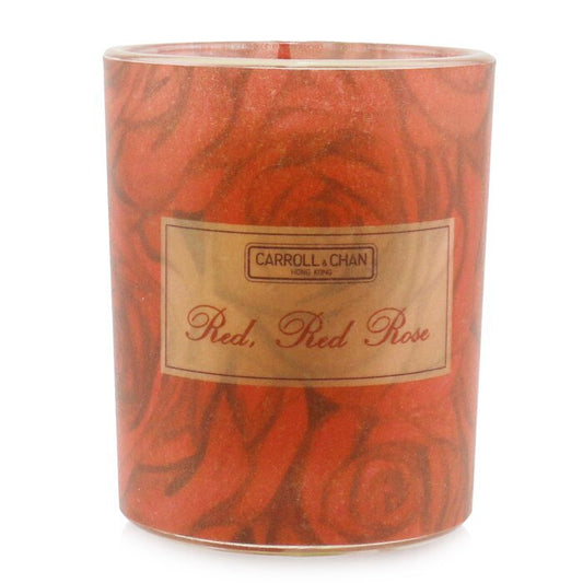Carroll & Chan Votivkerze, 100 % Bienenwachs, Rote Rose, 65 g