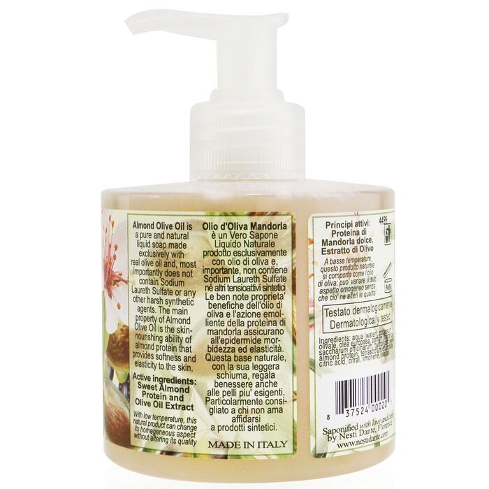 Nesti Dante Natürliche Flüssigseife - Mandel-Olivenöl 300ml/10,2oz