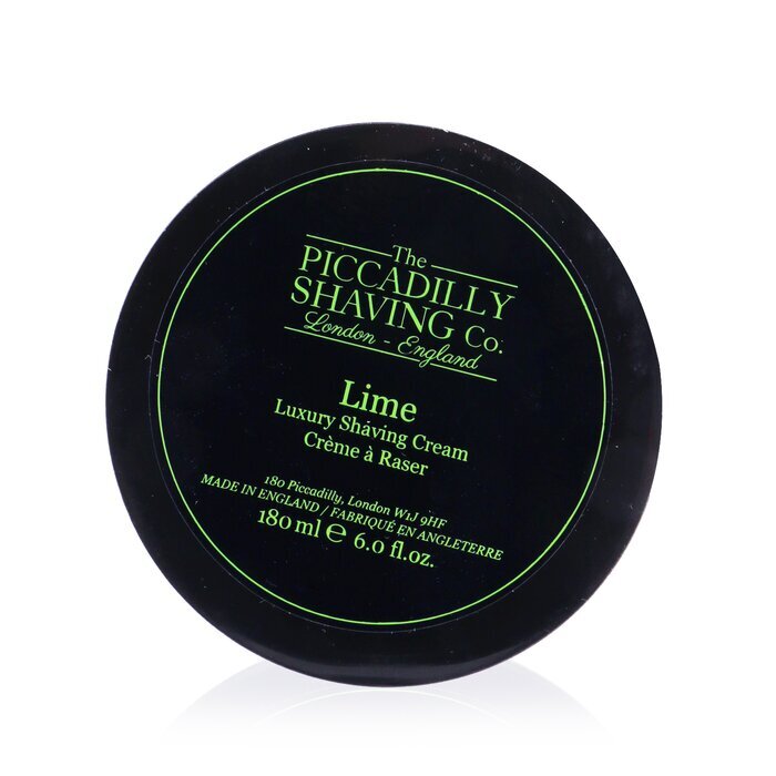 The Piccadilly Shaving Co. Luxus-Rasiercreme „Limette“ 180 g/6 oz