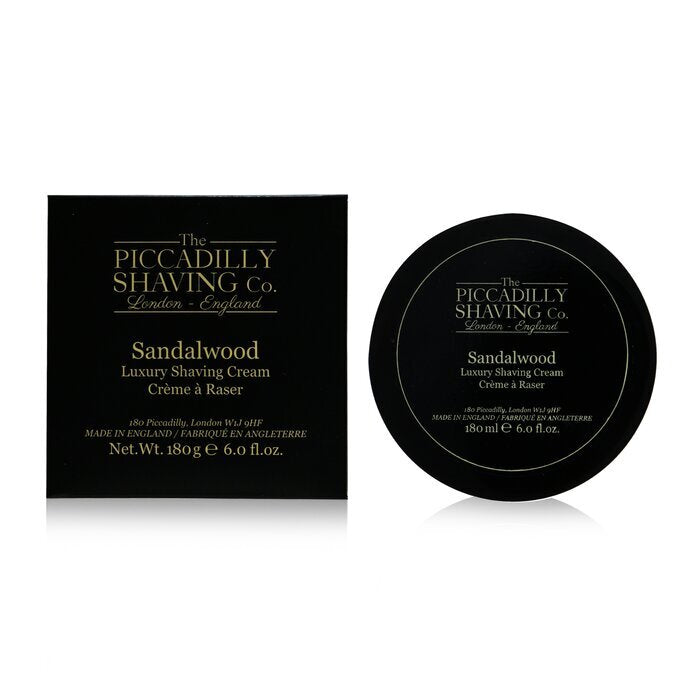 The Piccadilly Shaving Co. Sandelholz Luxus-Rasiercreme 180g/6oz