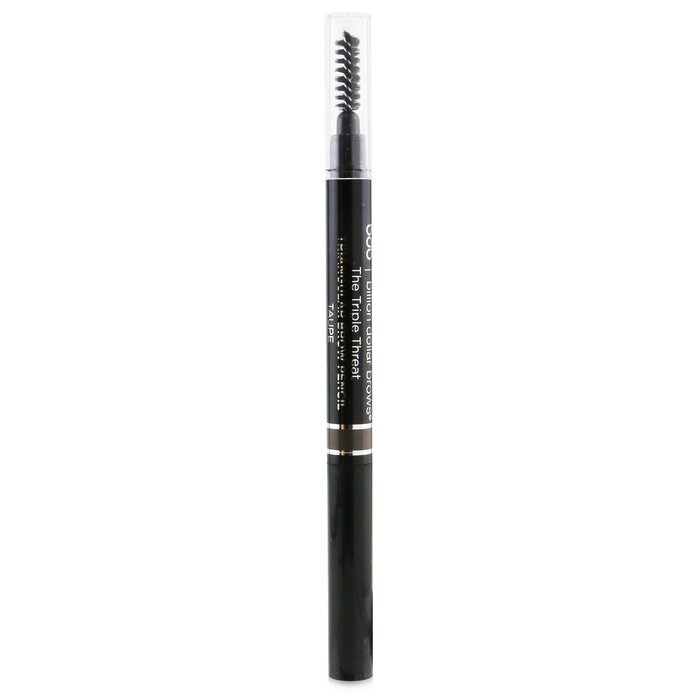 Billion Dollar Brows Die dreifache Bedrohung: Dreieckiger Augenbrauenstift - # Taupe 0,03 g/0,01 oz