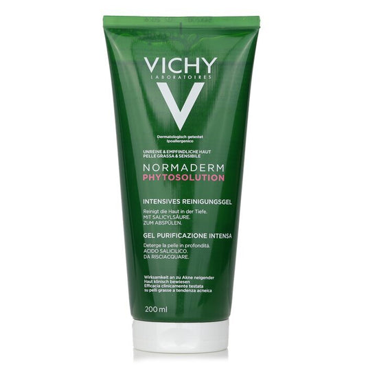 Vichy Normaderm Phytosolution Intensives Reinigungsgel (für fettige, zu Unreinheiten neigende und empfindliche Haut) 200 ml