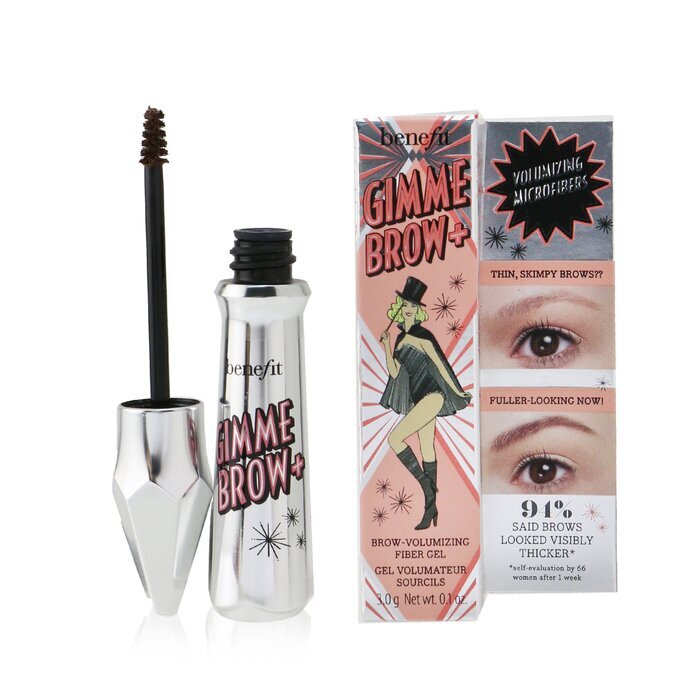 Benefit Gimme Brow+ Volumengebendes Fasergel – Nr. 3,5 (warmes Auburn-Braun) 3 g/0,1 oz
