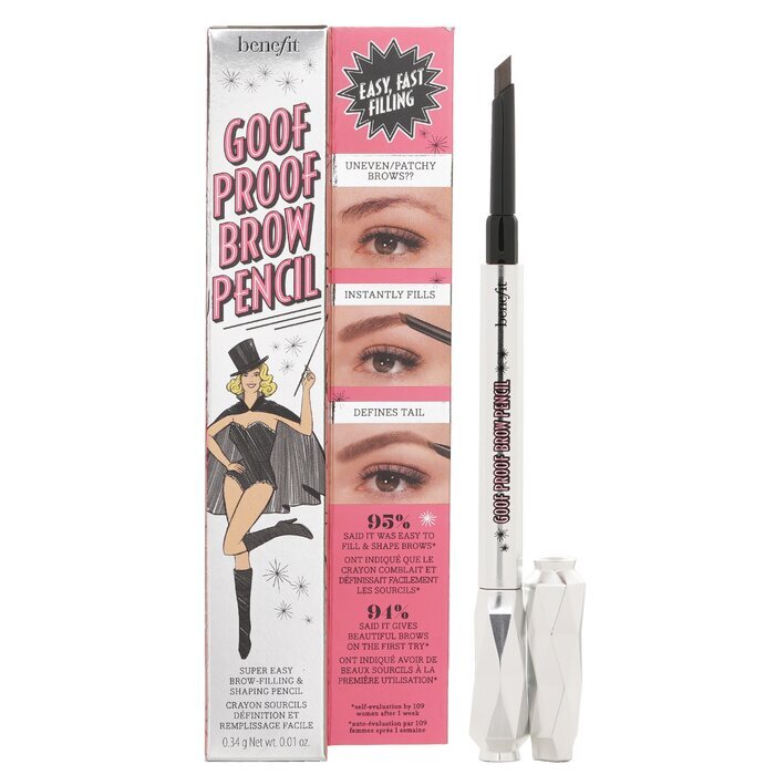 Benefit Goof Proof Augenbrauenstift - Nr. 3,75 (warmes Mittelbraun) 0,34 g/0,01 oz