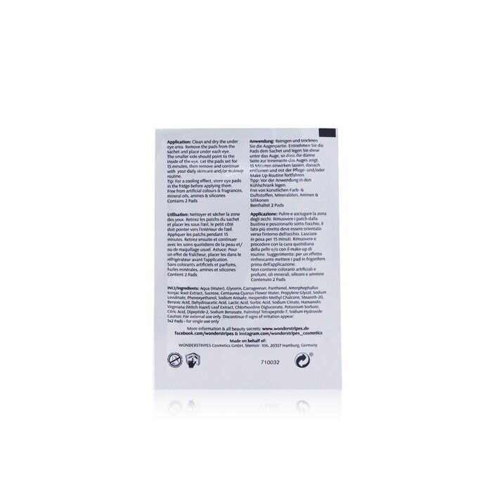 WONDERSTRIPES Instant Glow Hydrogel Augenpads 5x2Pads