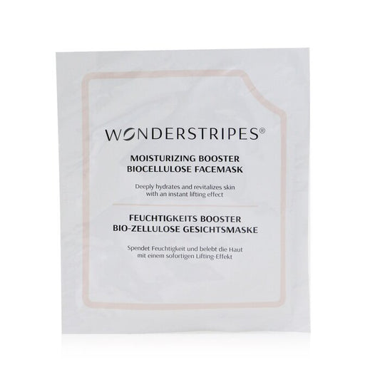 WONDERSTRIPES Feuchtigkeitsspendende Booster-Gesichtsmaske aus Biocellulose, 5 Stück