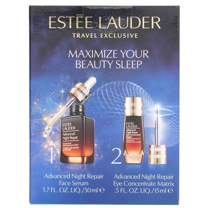 Estee Lauder Advanced Night Repair Set: Synchronisierter Multi-Recovery-Komplex 50 ml + Augenkonzentratmatrix 15 ml, 2 Stück