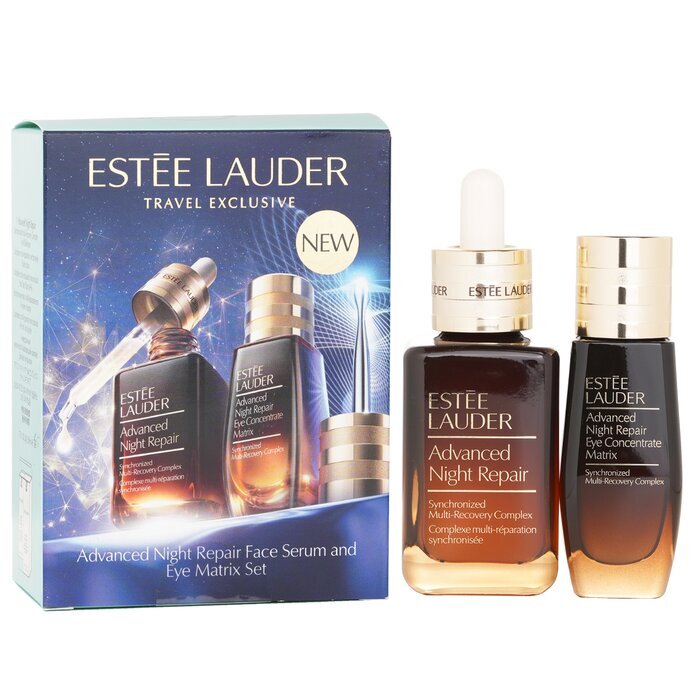 Estee Lauder Advanced Night Repair Set: Synchronisierter Multi-Recovery-Komplex 50 ml + Augenkonzentratmatrix 15 ml, 2 Stück
