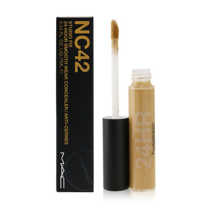 MAC Studio Fix 24 Stunden Smooth Wear Concealer – Nr. NC42 (Pfirsich mit goldenem Unterton) 7 ml/0,24 oz