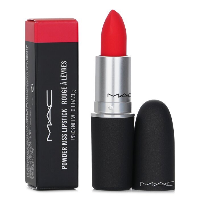MAC Powder Kiss Lippenstift – Nr. 308 Mandarin O, 3 g/0,1 oz