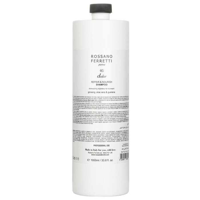 Rossano Ferretti Parma Dolce 05 Repair & Nourish Shampoo (Salonprodukt) 1000 ml/33,8 oz