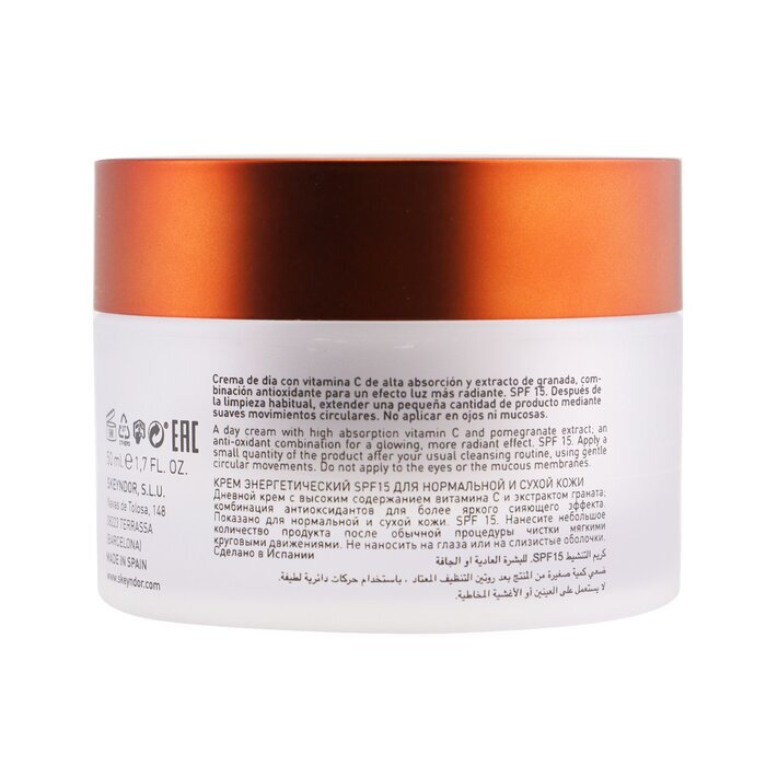 SKEYNDOR Power C+ Energizing Cream SPF 15 – 3 % Vit. C-Derivat (für normale bis trockene Haut) 50 ml
