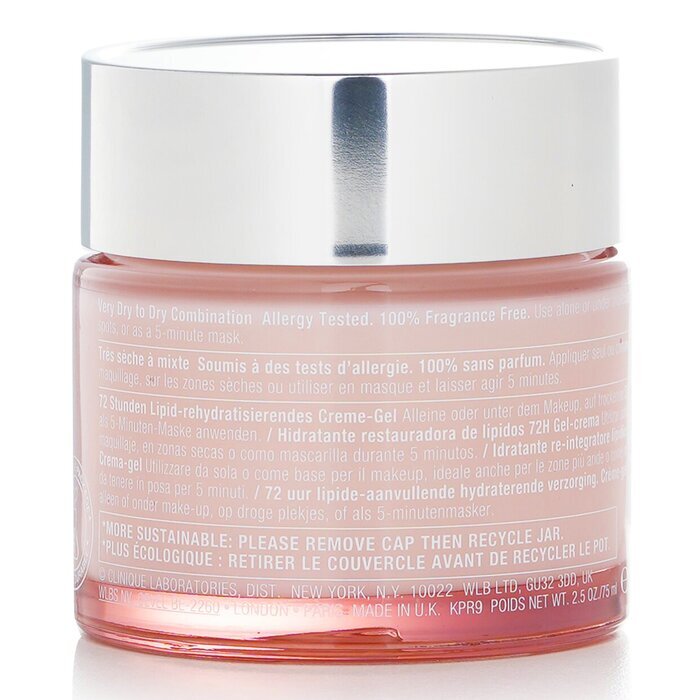 Clinique Moisture Surge Intense 72H Hydratant Régénérant en Lipides - Très Sec à Sec Mixte 75ml/2.5oz