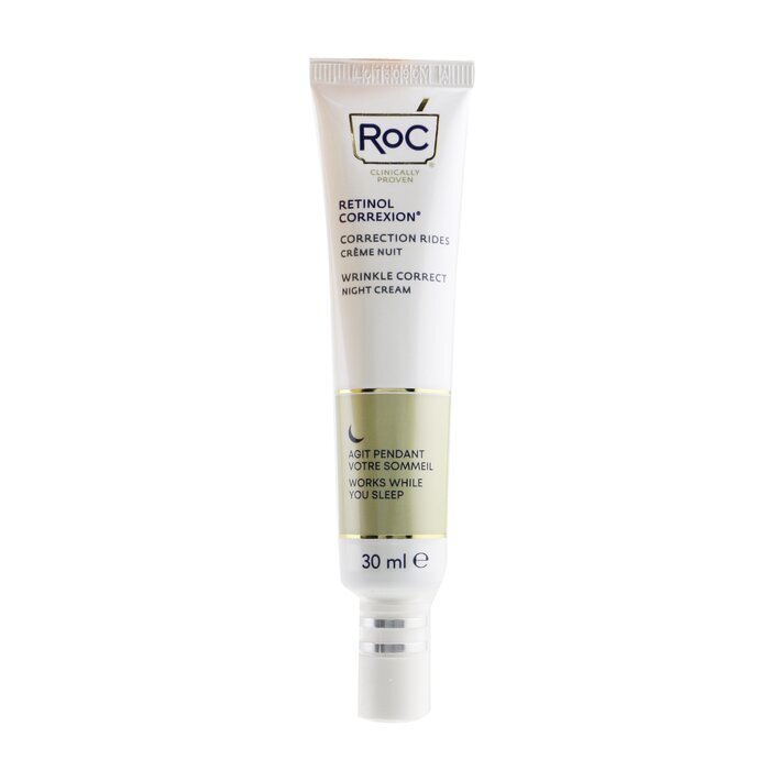 ROC Retinol Correxion Faltenkorrektur-Nachtcreme – Hochentwickeltes Retinol mit exklusivem Mineralkomplex, 30 ml