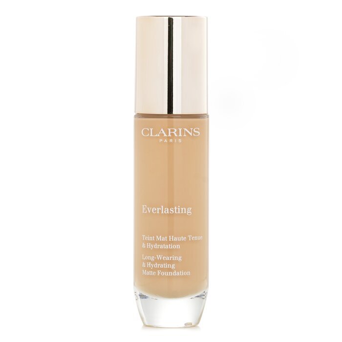 Clarins Everlasting langanhaltendes und feuchtigkeitsspendendes, mattes Make-up, Nr. 110N Honey, 30 ml