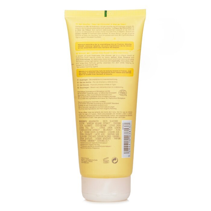 Melvita Duschgel mit Zitronenblüte und Lindenhonig, 200 ml