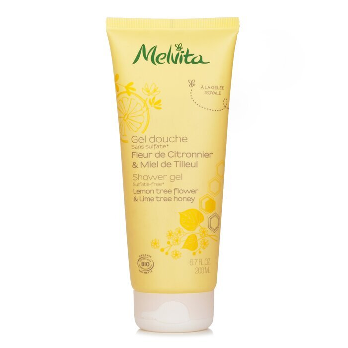 Melvita Duschgel mit Zitronenblüte und Lindenhonig, 200 ml