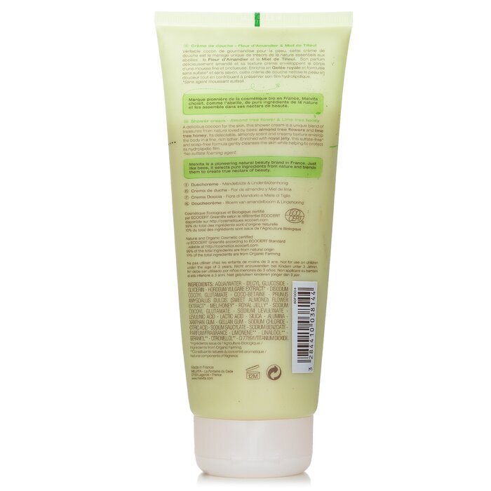 Melvita Mandelblüten- und Lindenhonig-Duschcreme, 200 ml