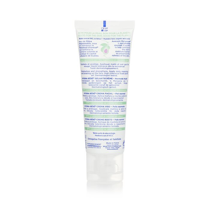 Mustela Hydra-Bebe Facial Cream With Organic Avocado - Normal Skin 40ml