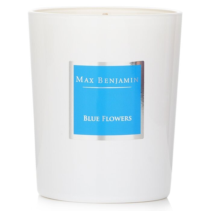 Max Benjamin Kerze - Blaue Blumen 190g/6,5oz