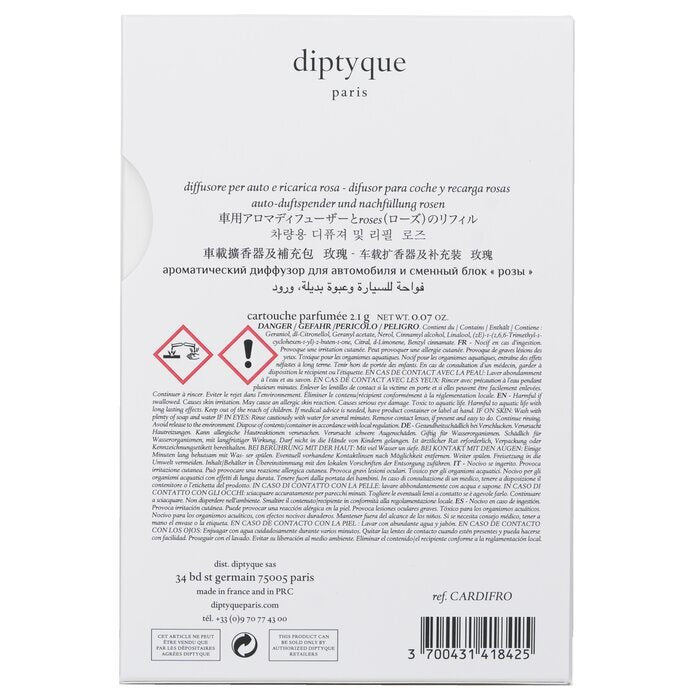 Diptyque Autodiffusor – Rosen 2,1 g/0,07 oz