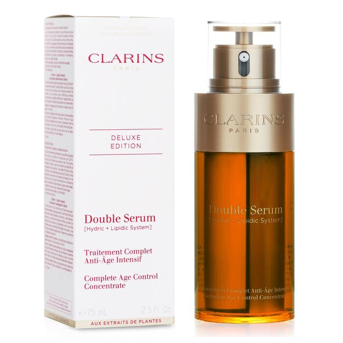 Clarins Doppelserum (Hydric + Lipidic System) Komplettes Age Control-Konzentrat (Deluxe Edition) 75 ml