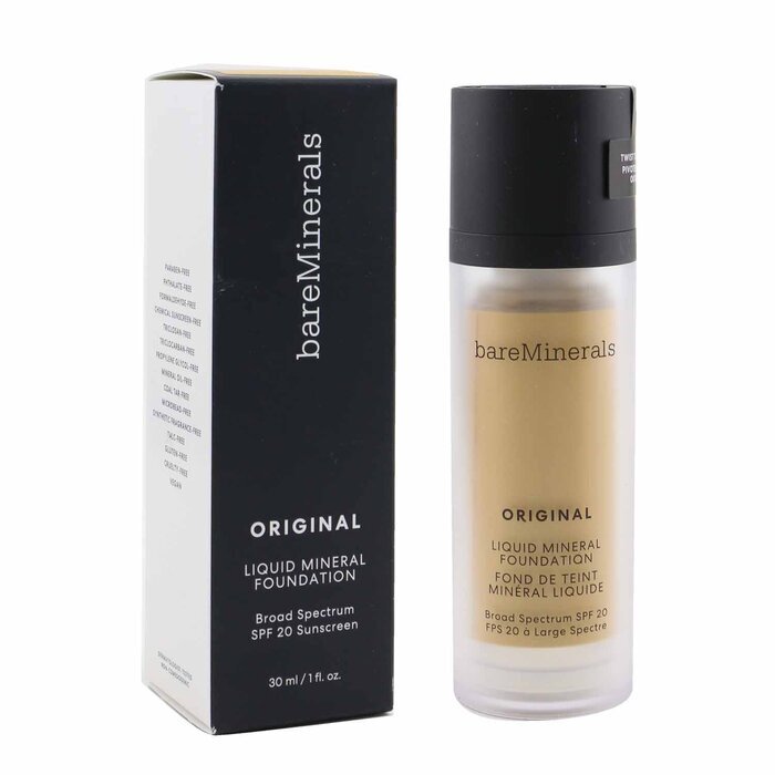 BareMinerals Fond de Teint Minéral Liquide Original SPF 20 - # 17 Tan Nude (Pour Peau Moyenne à Mate Chaude avec une Teinte Dorée) 30ml/1oz