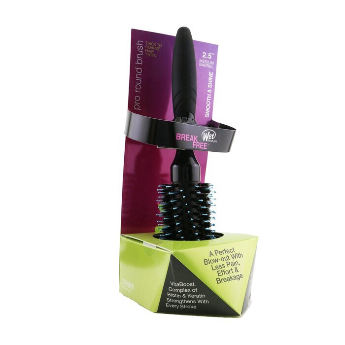 Wet Brush Pro Smooth & Shine Rundbürste – Nr. 2,5 Zoll, dickes bis grobes Haar, 1 Stück