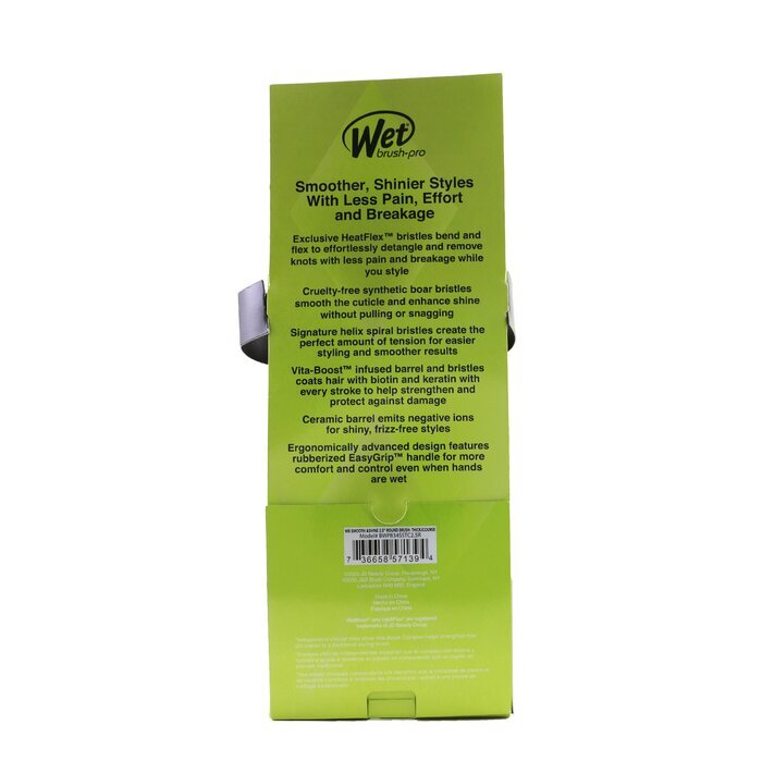 Wet Brush Pro Smooth & Shine Rundbürste – Nr. 2,5 Zoll, dickes bis grobes Haar, 1 Stück