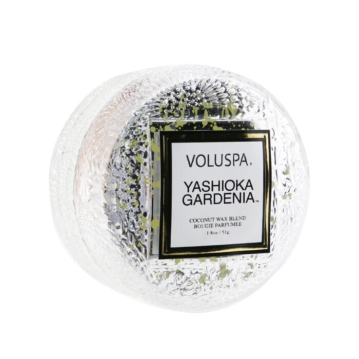 Voluspa Macaron-Kerze – Yashioka Gardenia, 51 g/1,8 oz