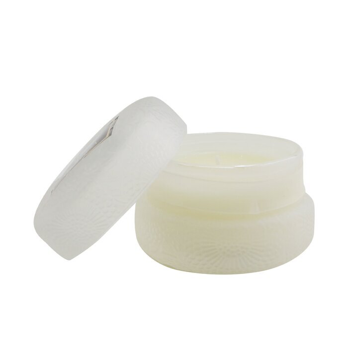 Voluspa Macaron-Kerze – Gewürzte Goji-Tarocco-Orange 51 g