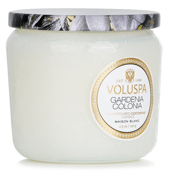 Voluspa Petite Kerze im Glas – Gardenia Colonia, 127 g/4,5 oz