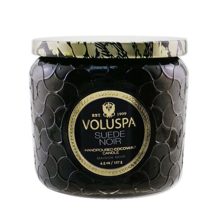 Voluspa Petite Kerze im Glas – Wildleder Noir 127 g/4,5 oz