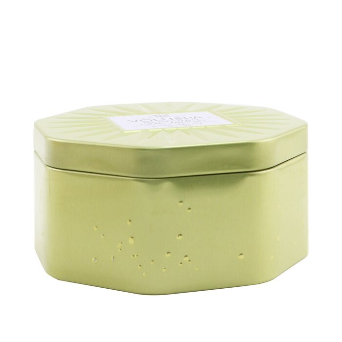 Voluspa 3-Docht-Kerze in achteckiger Dose – Peruvian Lime Jardin, 340 g/12 oz