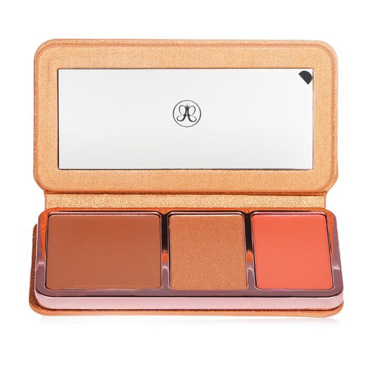 Anastasia Beverly Hills Gesichtspalette (1x Bronze 1x Highlighter 1x Rouge) – #Off to Costa Rica (Mittelbraun) 17,6 g