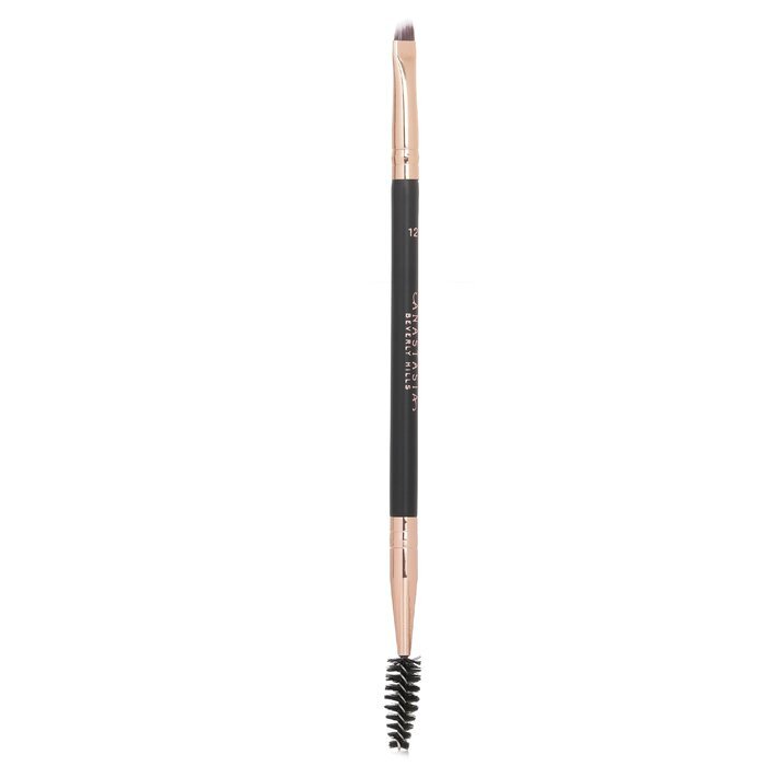 Anastasia Beverly Hills – Fester, abgewinkelter Pinsel mit zwei Enden, 12