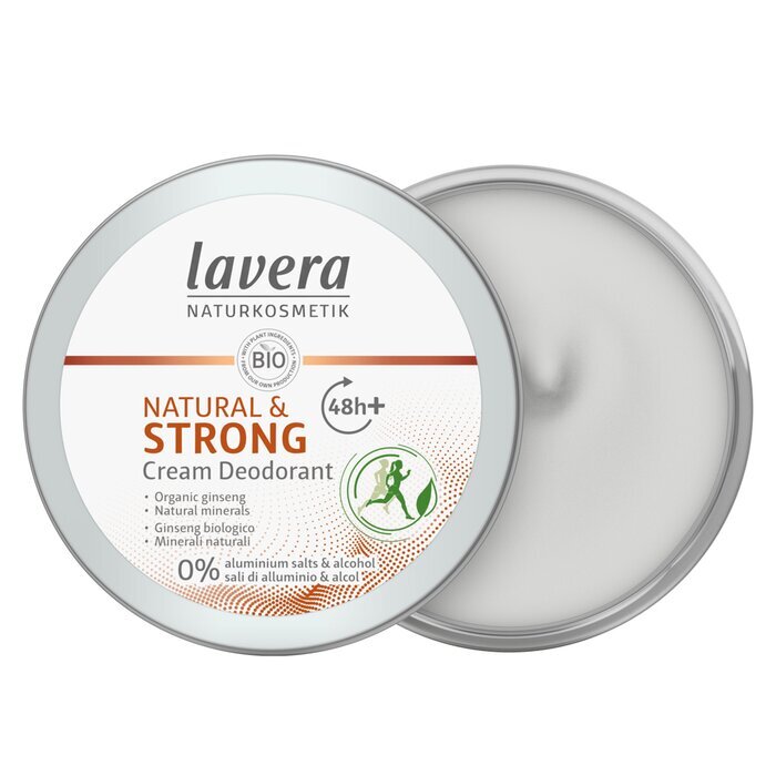 Lavera Natural & Strong Creme-Deodorant – mit Bio-Ginseng 50ml/1,7oz