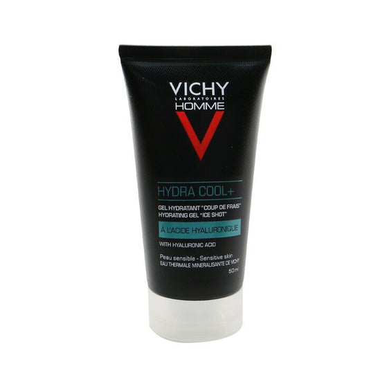 Vichy Homme Hydra Cool+ – Feuchtigkeitsgel „Ice Shot“ mit Hyaluronsäure (für Gesicht und Augen) 50 ml