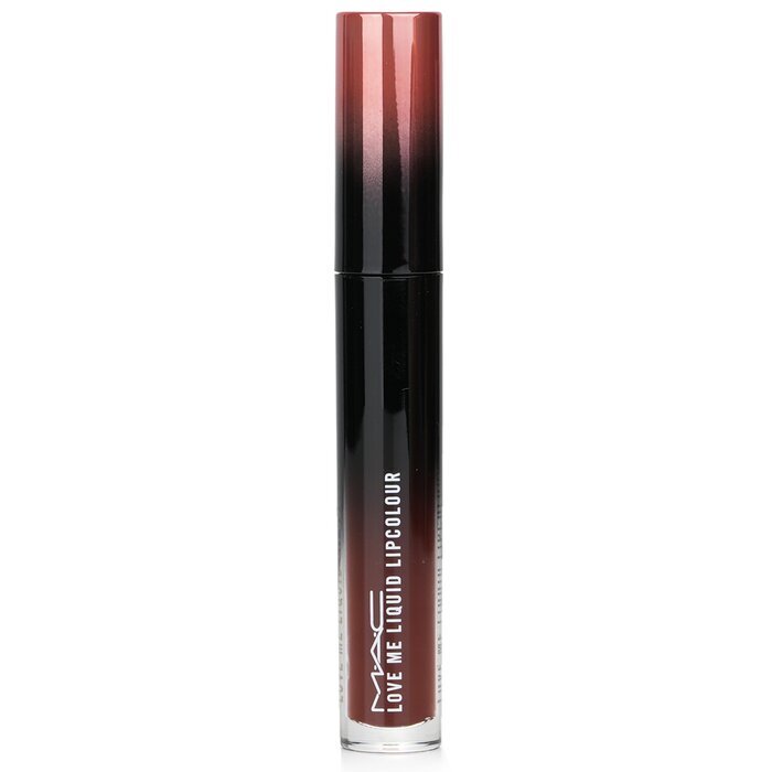 MAC Love Me Flüssiger Lippenstift – Nr. 496 I Vote For Me (Braun) 3,1 ml/0,1 oz