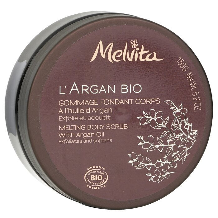 Melvita L'Argan Bio Schmelzendes Körperpeeling mit Arganöl 150g/5oz