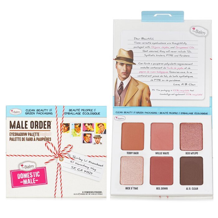 TheBalm Male Order Lidschatten-Palette (6x Lidschatten) - # Domestic Male 13,2 g/0,46 oz